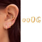 4pcs/set 3 Loops and Double cuff