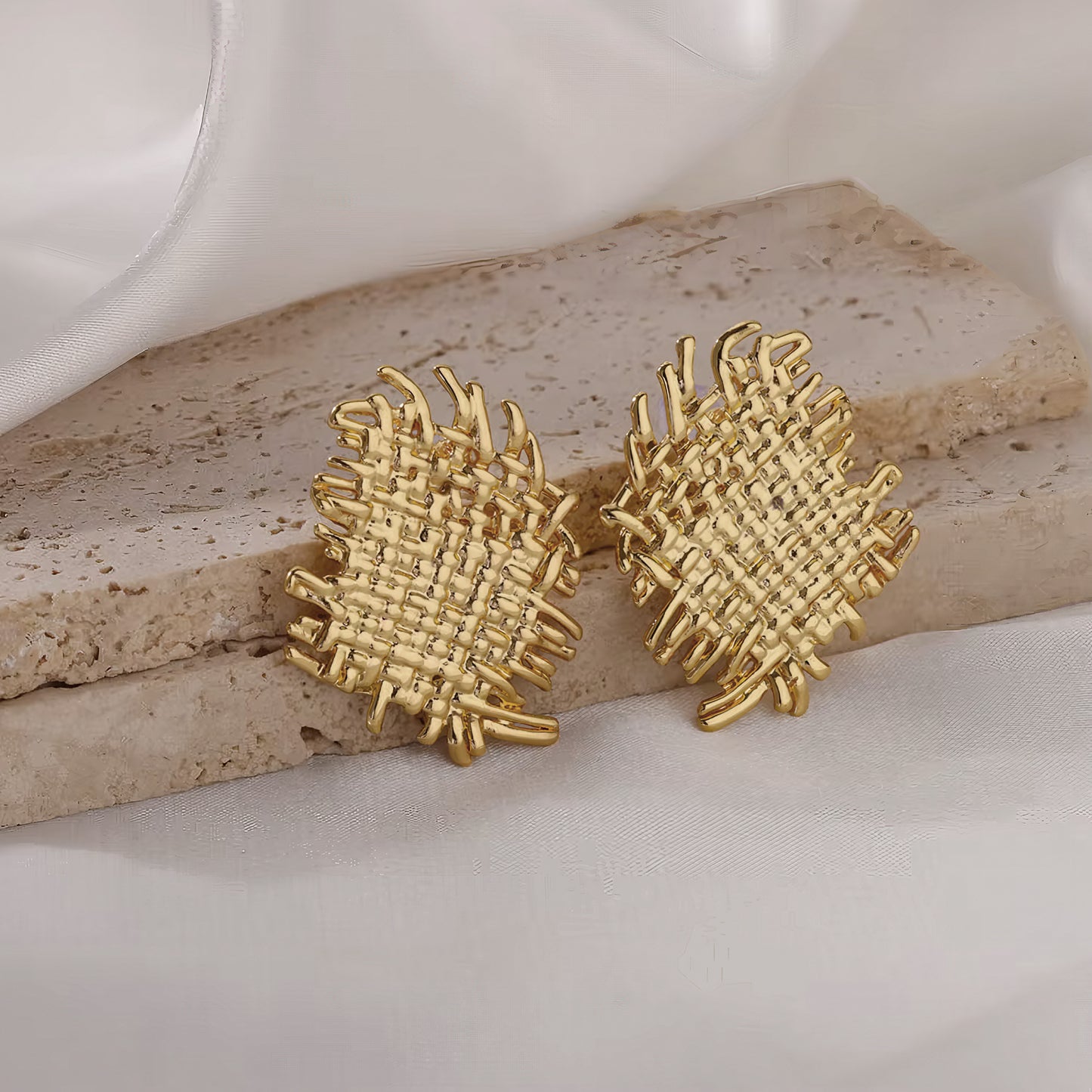 Braided Stud Earring