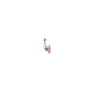 Pink Evil Belly Piercing