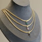 Snake Chain Zircon Pendant