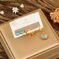 3pairs/set Turquoise Earring Set