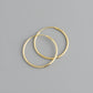 Circle Hoop Earring Pair