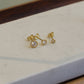 3pcs/set Pin Zircon Piercing