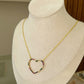 Rainbow Heart Pendant Necklace