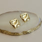 Vintage Wavy Earring Pair