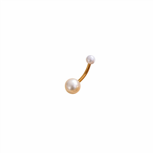 Pearl Belly Piercing