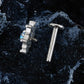 Titanium Tribal Sun Flat Ear Piercing