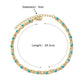 Double Layer Cable chain & Turquoise Anklet