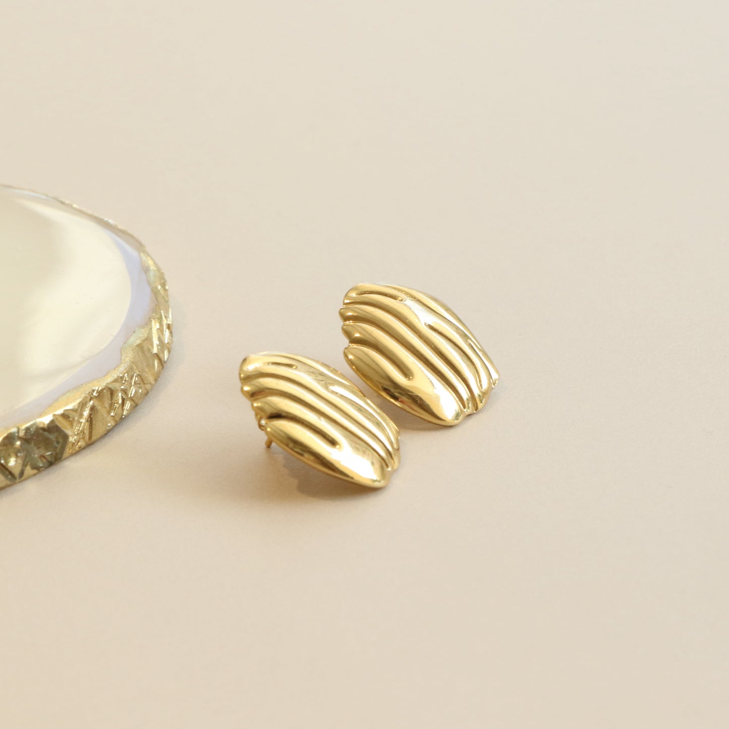 Cold Wave Earring Pair