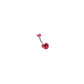 Red Heart Belly Piercing