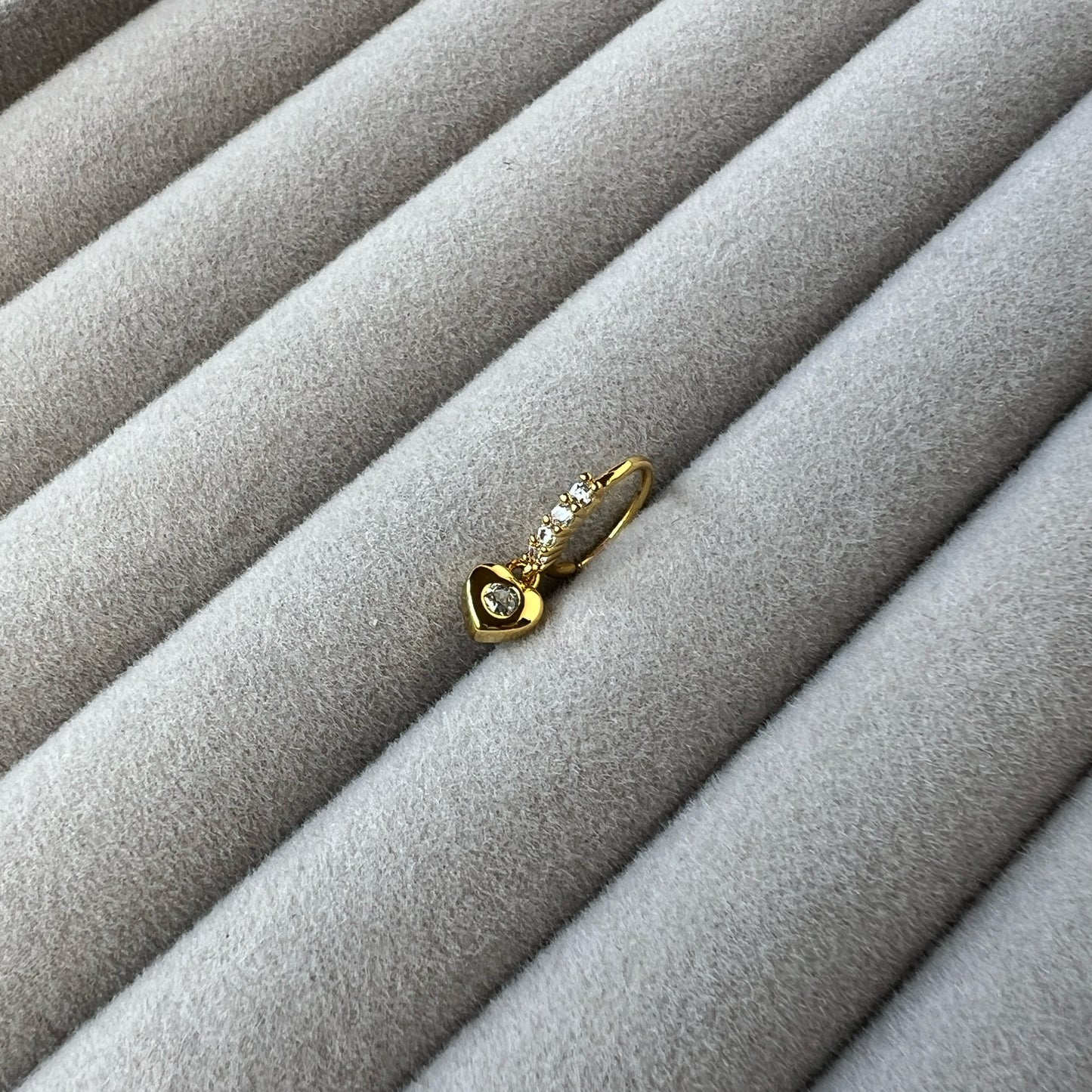 Heart Nose Stud Piercing