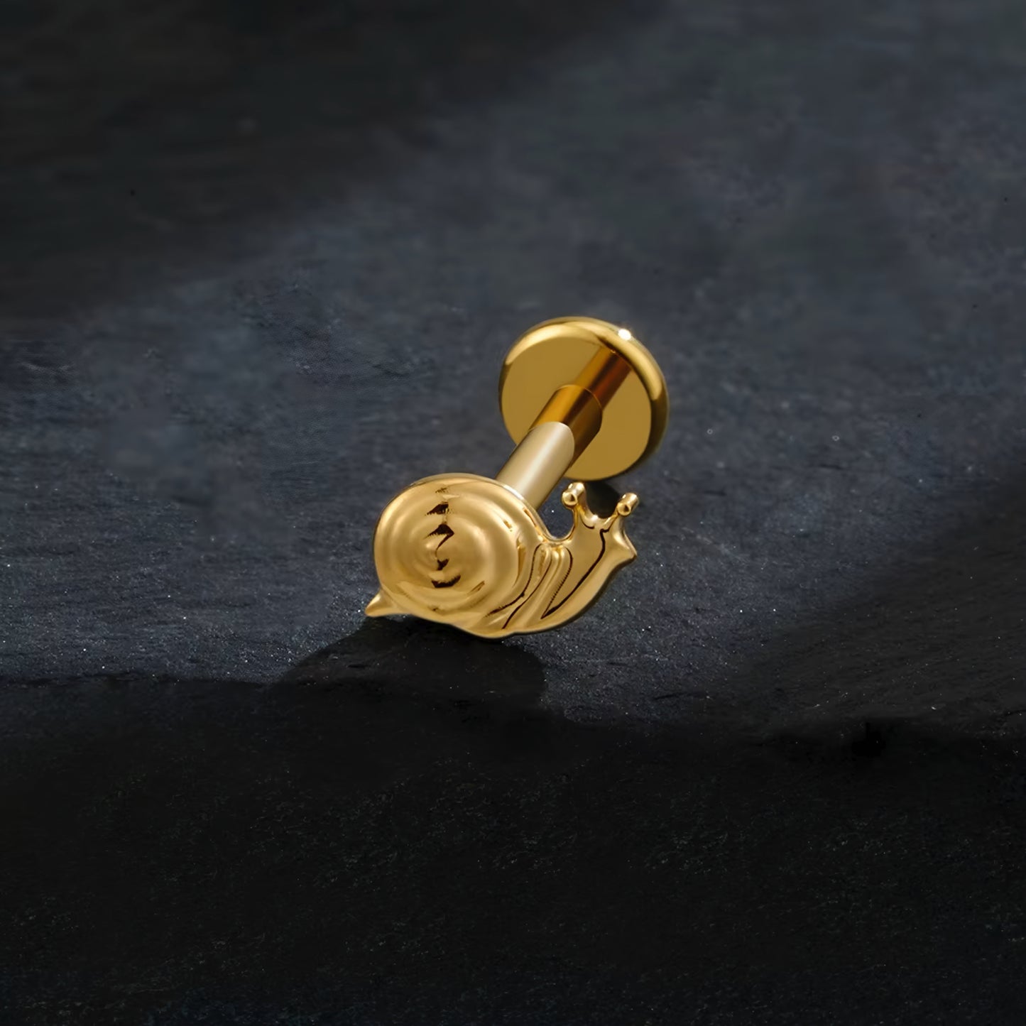 Titanium Tiny Snail Ear Piercing