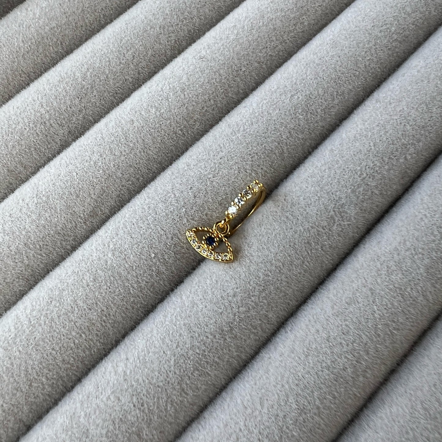 Evil Eye Nose Stud Ring