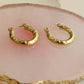 Polygon Circle Earring Pair