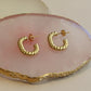 Twisted G Earring Pair