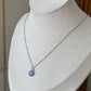 Navy Blue Evil Eye Pendant Necklace