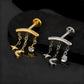 Titanium Helix Dainty Star Moon Flat Ear Piercing