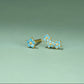 Light Blue Double Face Ear Piercing