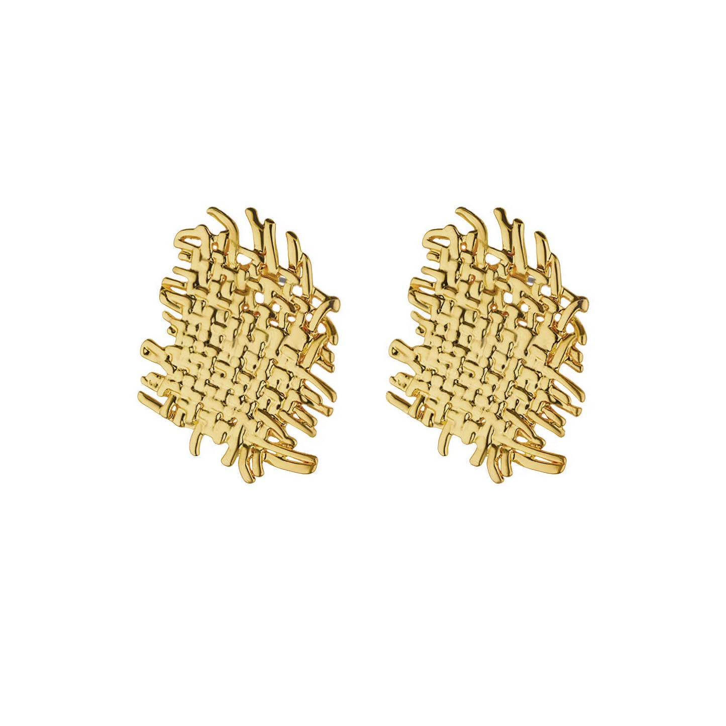 Braided Stud Earring