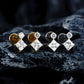Titanium Square & Round Flat Ear Piercing