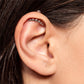 Titanium 7 Beads Cluster Vertical Flat Ear Piercing