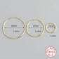Circle Hoop Earring Pair