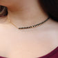 Black Gold Bead Choker