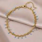 Double Oval & Turquoise Chain
