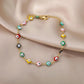 Multi Color Evil Eyes Anklet