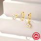 3pcs/set Flora Hoop Stud Earring set