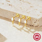 3pcs/set Flat Drop Stud Earring