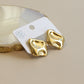 Vintage Wavy Earring Pair