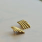 Ribbed Earring