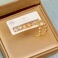 3pairs/set Rounded Dots Star Earring