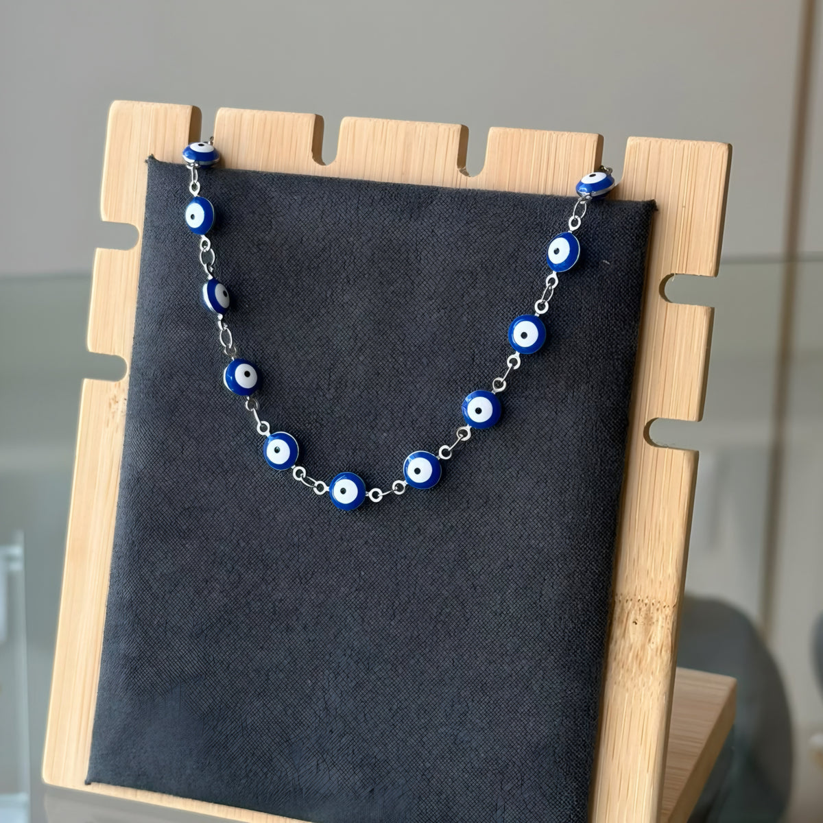 Evil Eye Silver Anklet