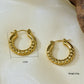 Circle Twist Earring Pair