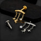Titanium Helix Dainty Star Moon Flat Ear Piercing