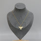 Sparkly Phoenix Pendant Necklace
