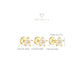 3pcs/set Flat Flora Stud Earring Piercing