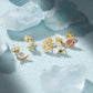5pcs/set Universe Earrings, Star, Moon, Sun