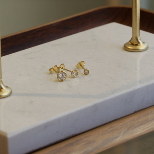 3pcs/set Pin Zircon Piercing