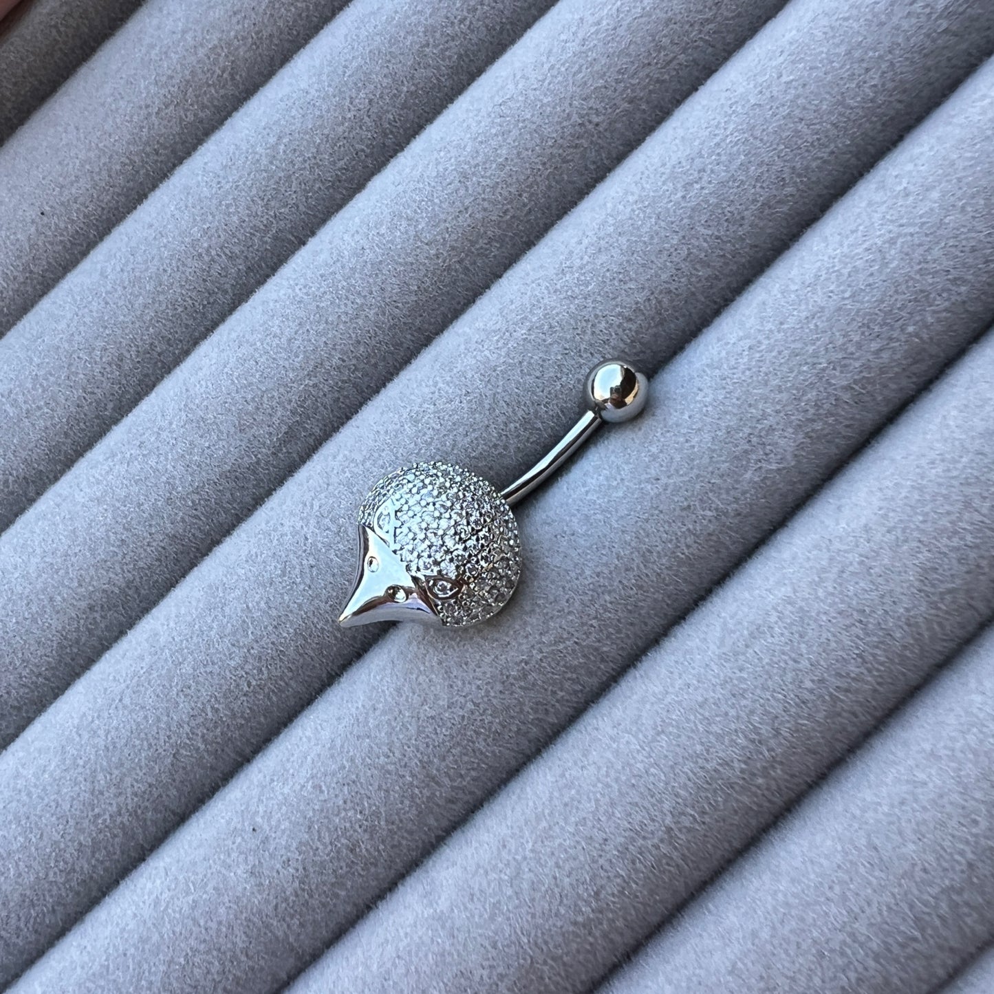 Hedgehog Belly Piercing