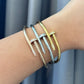 Nail Zircon Bangle