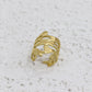 Melted Waive Ring