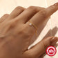 Chain Ring Heart Zircon