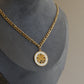 Cuban Chain Lucky Leaf Necklace