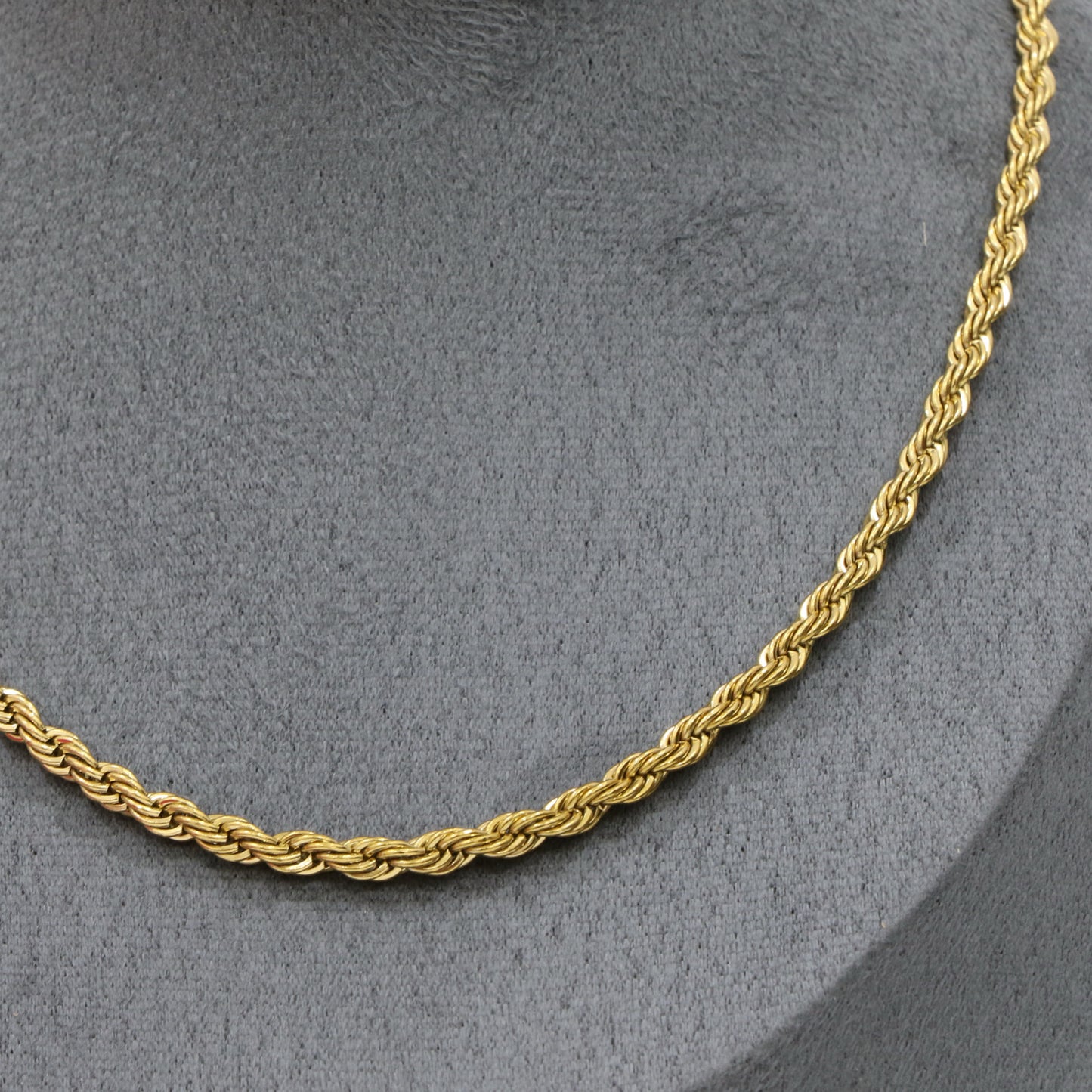 Rope Chain Necklace Bracelet set