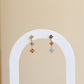 Multicolor Flora Earring Pair