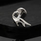 Titanium Dinosaur Flat Ear Piercing