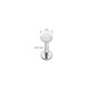 Titanium Circle Disc Flat Ear Piercing